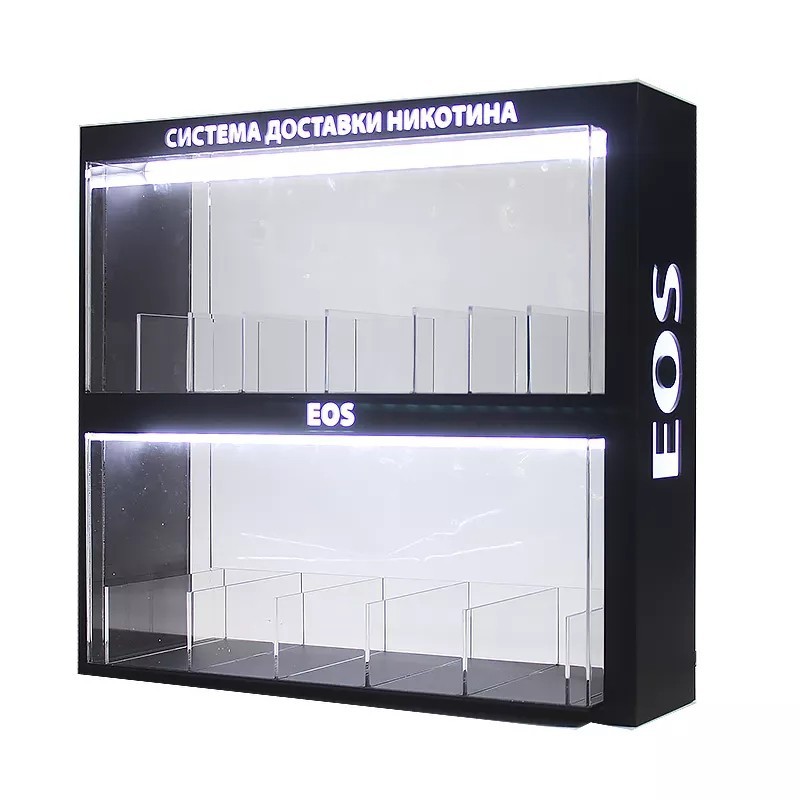 Two layer desktop display cabinet electronic cigarette display rack vapes Two layer desktop display cabinet electronic cigarette display rack vapes