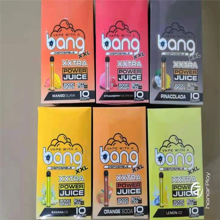 Juul ile uyumlu Bang XXL tek kullanımlık vape podu