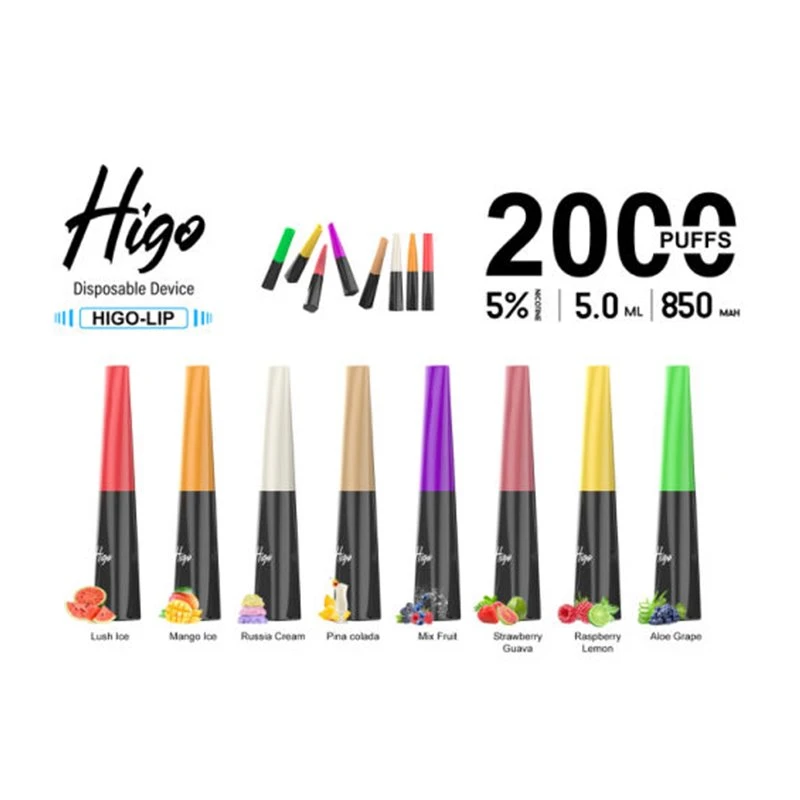 Higo Lip 2000 Tek Kullanımlık Vape