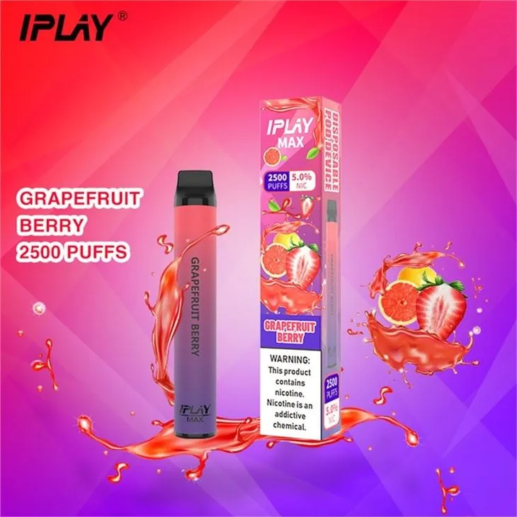 IPLAY MAX Disposable Pod Flavorful Grapefruit Berry