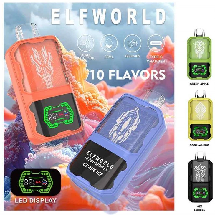 ELFWORLD AI22000 Puffs Tek Kullanımlık Vape