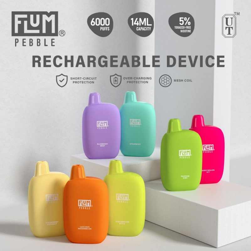 FLUM Pebble 6000 Puff Tek Kullanımlık Vape