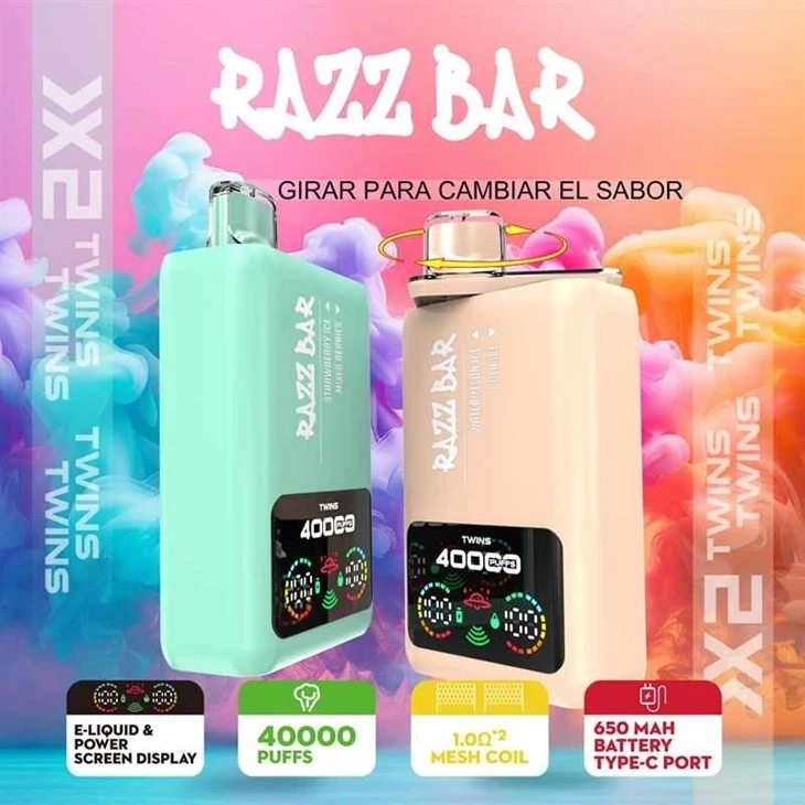 RAZZ BAR 40K Dual Flavor best