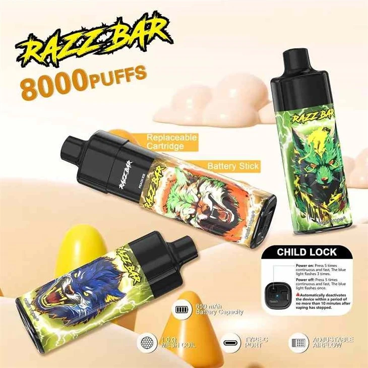 RAZZ BAR 8000 Puff Tek Kullanımlık Vape