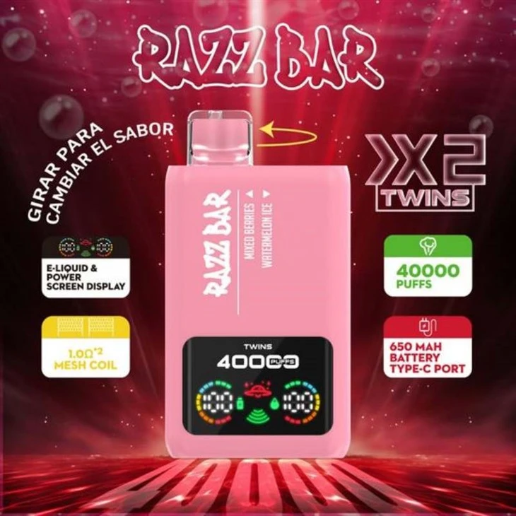 RAZZBAR 40K Çift Aromalı