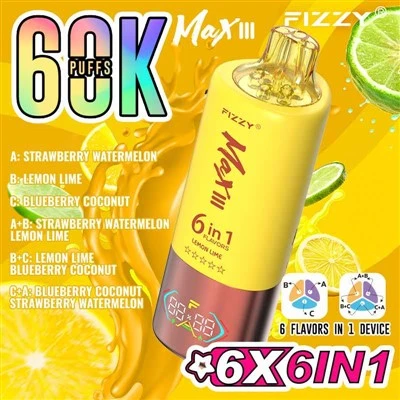 Fizzy Max III 60000 Üçlü Lezzet
