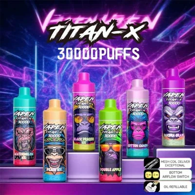 VAPEN TITAN X 30K Puflar