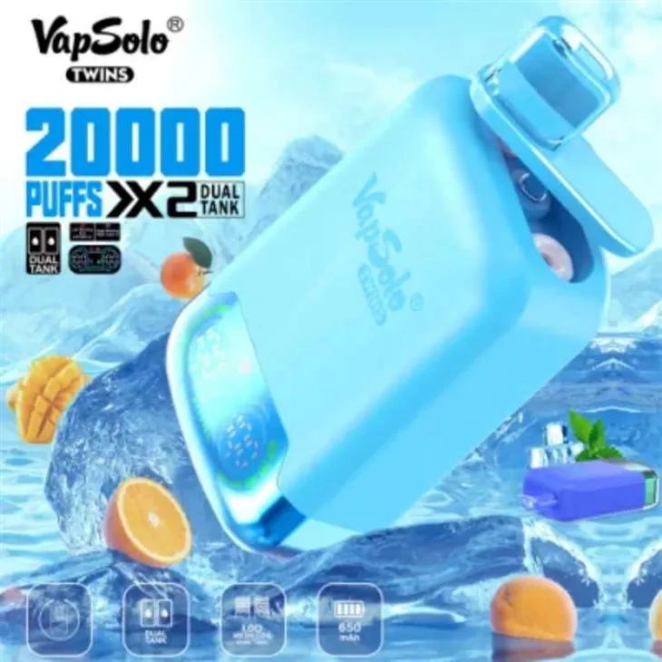 VapSolo Twins 20000 Çift Tat Vape