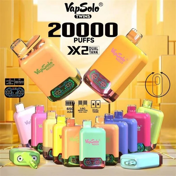 VapSolo Twins 20K Puffs Tek Kullanımlık Vape