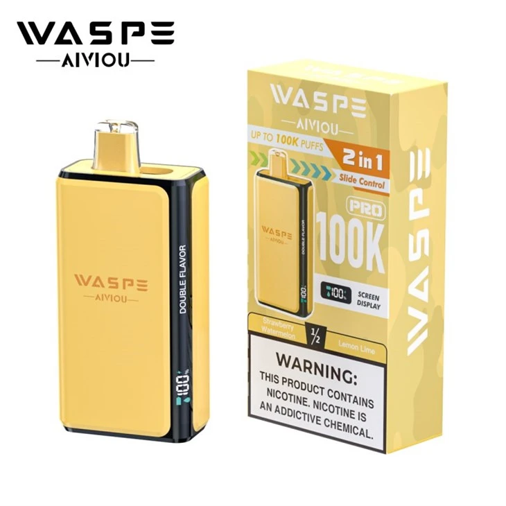 Waspe Çift Aromalı 100K Pro